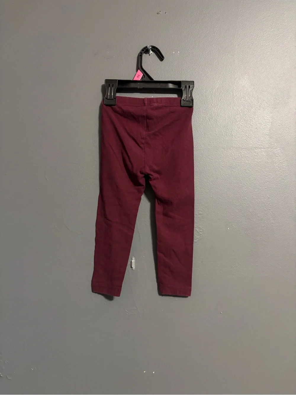 Old Navy classic solid fall burgundy whimsygoth grunge casual Leggings girls 2T